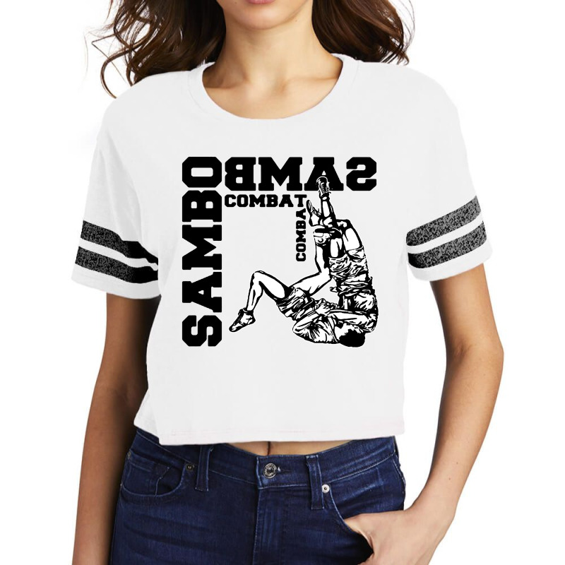 Sambo Martial Art Scorecard Crop Tee by Bull Tees | Artistshot