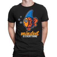 Cute Goldfish Mindset Is Everything Be A Goldfish Shark Fin T-shirt | Artistshot