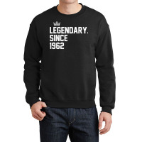 Retro Legendary Since 1962 61st Birthday 61 Year Old T Shirt Crewneck Sweatshirt | Artistshot