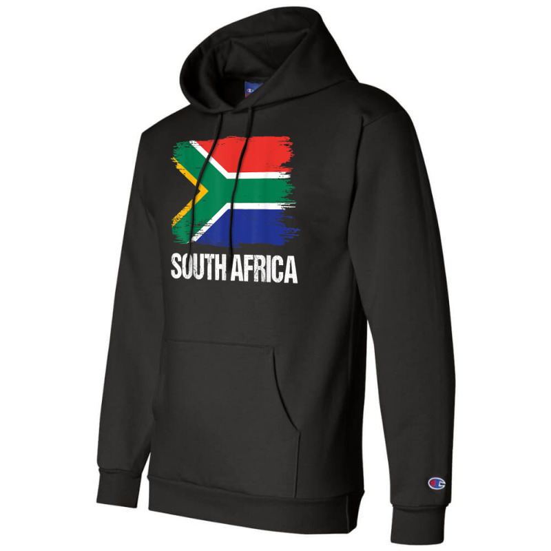 South Africa Flag Pride Patriotic Born South African Gift T Shirt Champion Hoodie | Artistshot