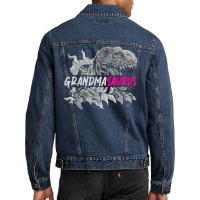 T Rex Dinosaur Grandma Families T Shirt Men Denim Jacket | Artistshot