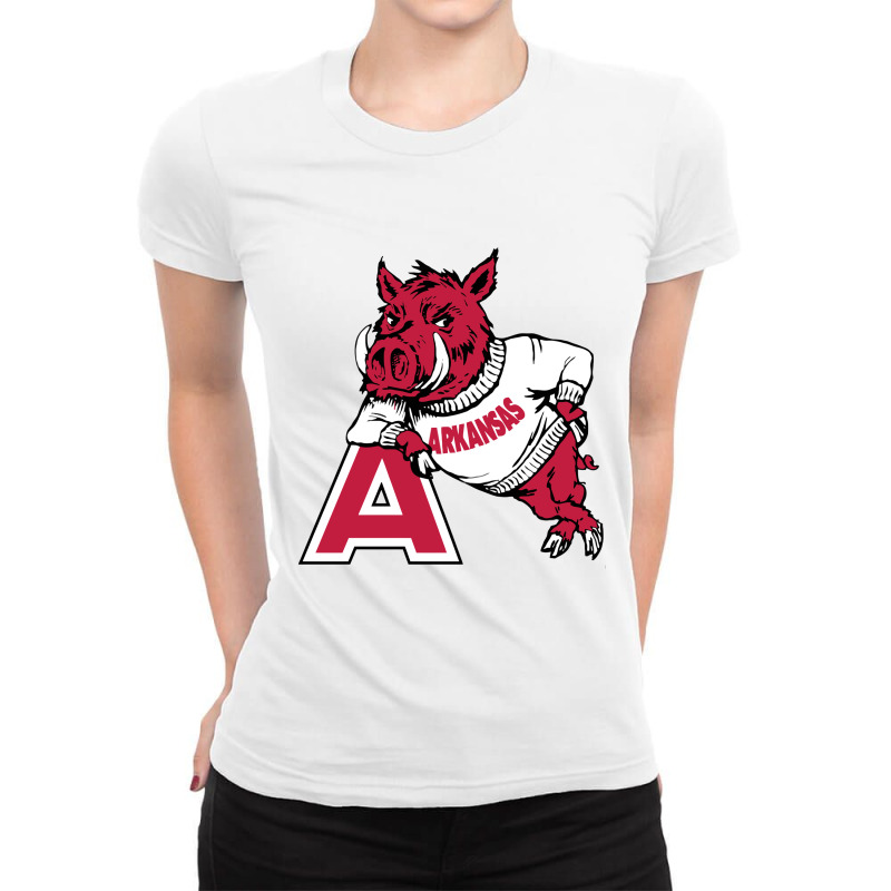 Arkansas, Arkansas Football, Arkansas Fans, Arkansas Suppoerter Ladies Fitted T-Shirt by cm-arts | Artistshot