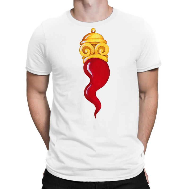 Corno Ionian Horn Red Chilli Neapolitan Good Luck Charm Gift T Shirt T-shirt | Artistshot