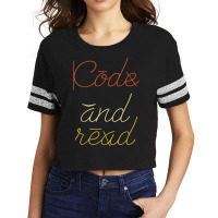 Code And Read Dyslexic Dyslexia Awareness Month T Shirt Scorecard Crop Tee | Artistshot