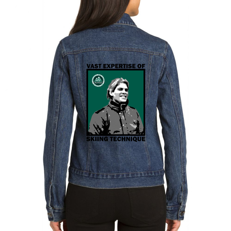 Roy Stalin Ladies Denim Jacket by cm-arts | Artistshot