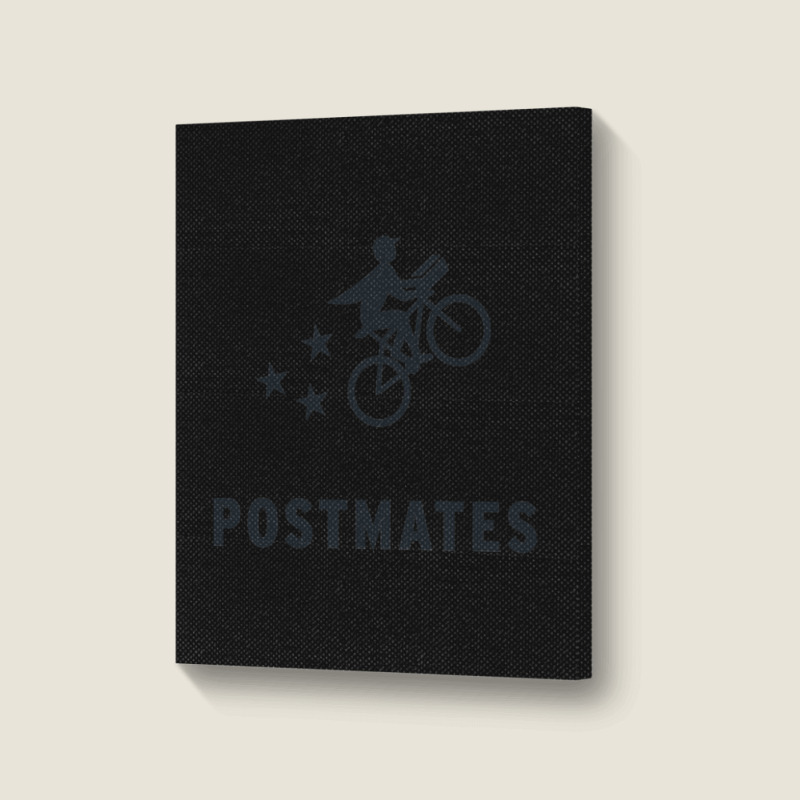 Postmates Gear For Postmates Workers Portrait Canvas Print | Artistshot