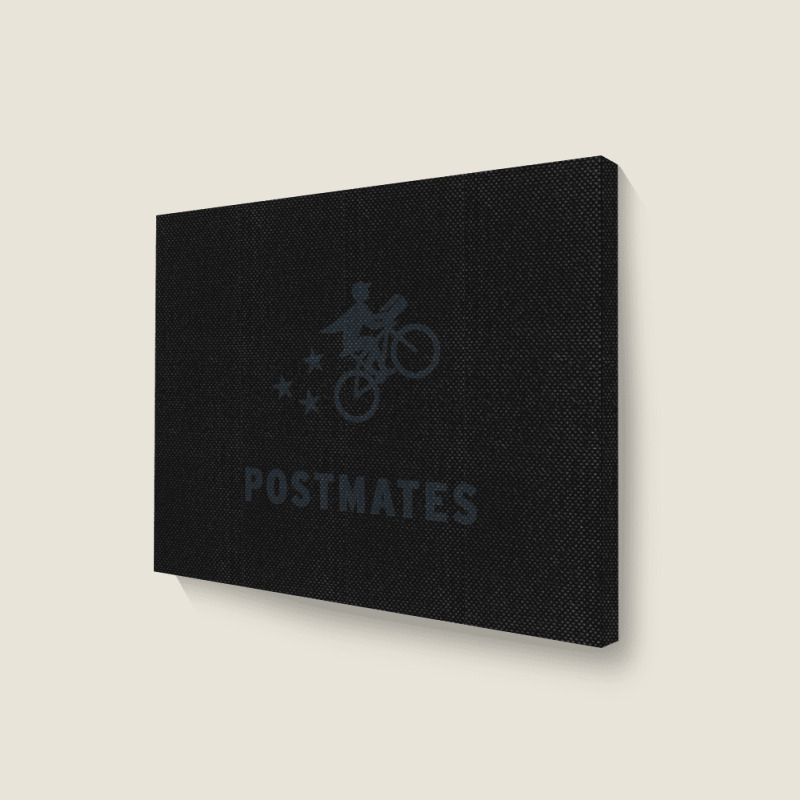 Postmates Gear For Postmates Workers Landscape Canvas Print | Artistshot