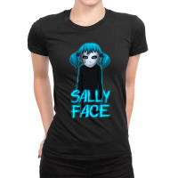 Sally Face Game Ladies Fitted T-shirt | Artistshot