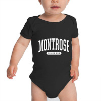 College Style Montrose Colorado Souvenir Gift Pullover Hoodie Baby Bodysuit | Artistshot