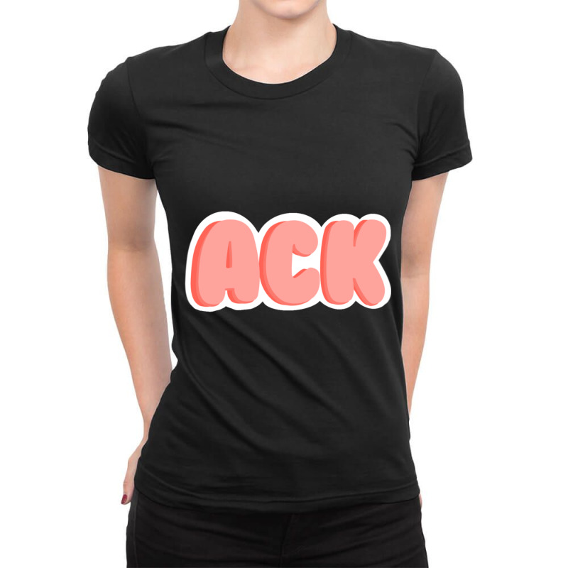 Nantucket Island Call Letters Ladies Fitted T-Shirt by cm-arts | Artistshot