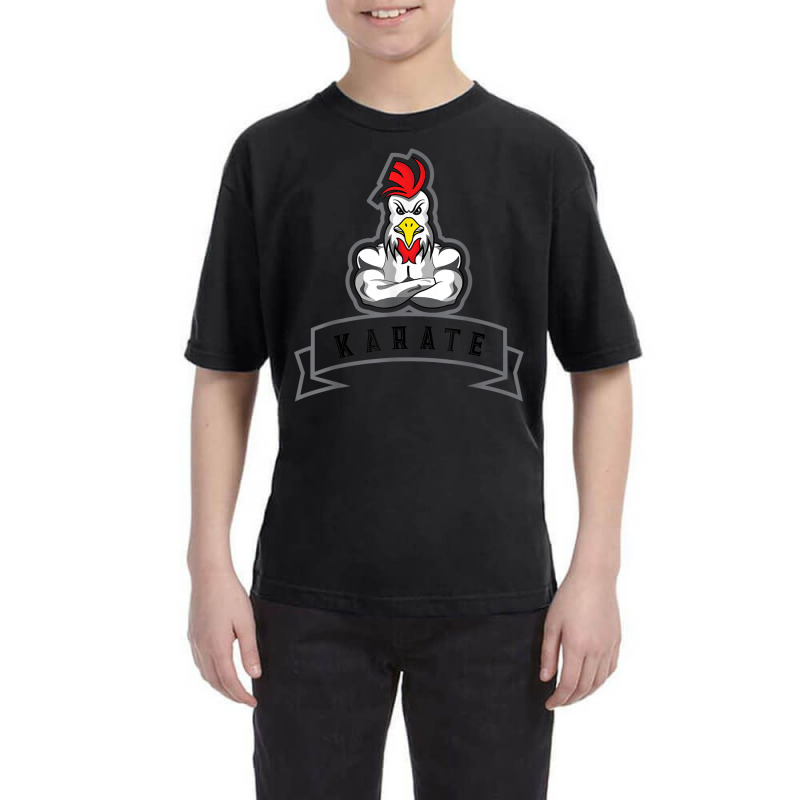 Strong Rooster Karate Martial Arts Fighter T Shirt Youth Tee by cm-arts | Artistshot