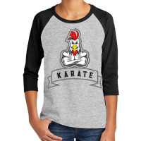 Strong Rooster Karate Martial Arts Fighter T Shirt Youth 3/4 Sleeve | Artistshot