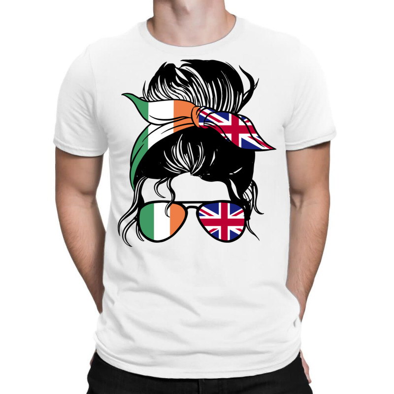 Ireland And Great Britain Mix Uk Half Irish Half British Long Sleeve T T-shirt | Artistshot