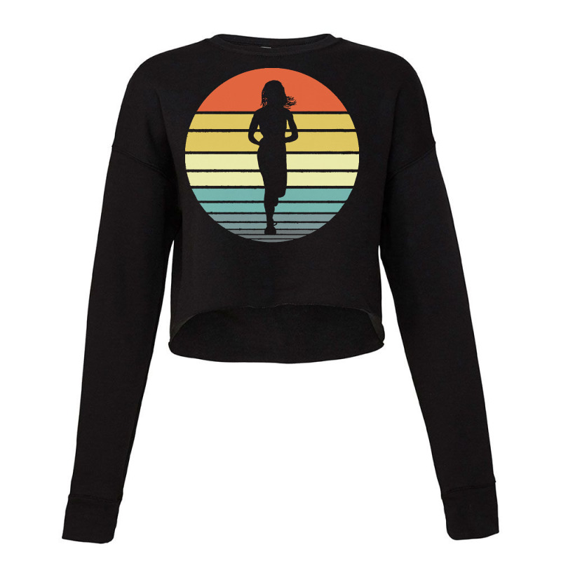 Running Women T  Shirt Running Cropped Sweater by sadyerippin | Artistshot