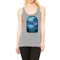 Glacier National Park Retro Racerback Tank | Artistshot