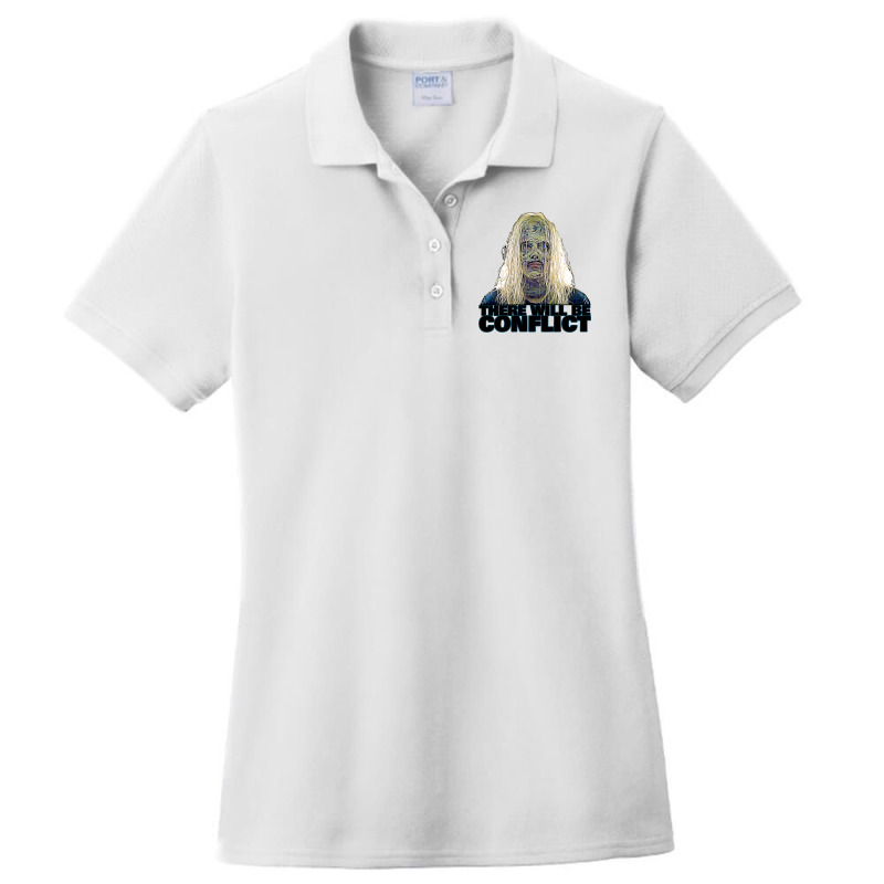 There Will Be Conflict Ladies Polo Shirt by SEANMCDONOUGH | Artistshot