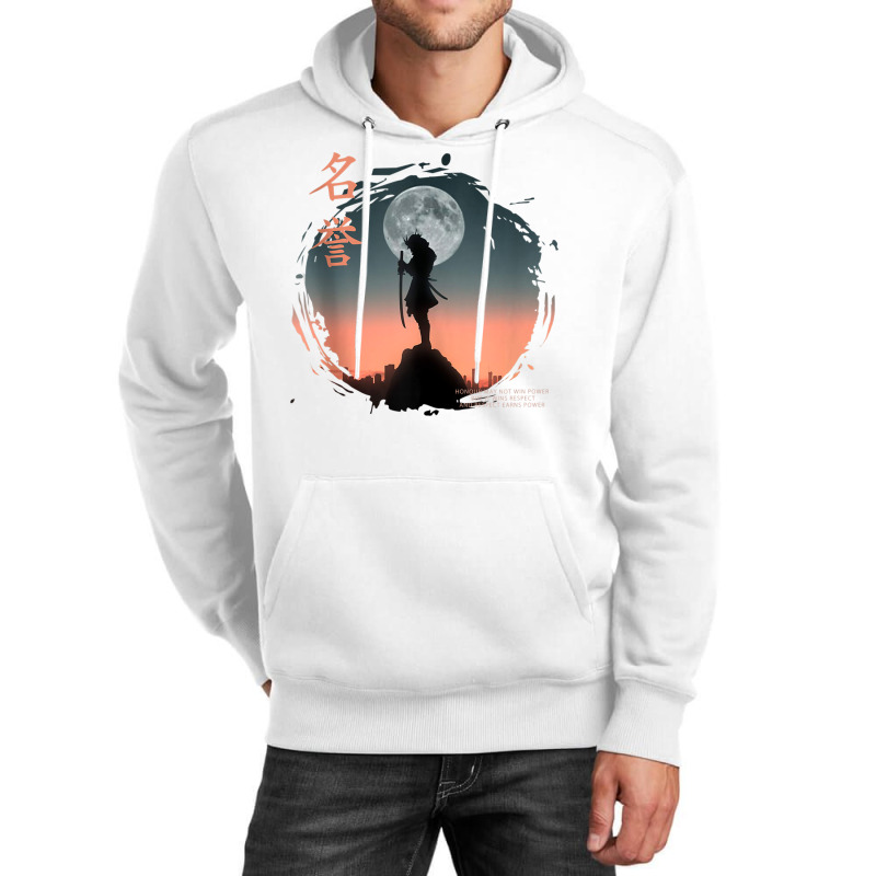 Futuristic Ghost Samurai Japanese Cyberpunk Samurai Warrior Tank Top Unisex Hoodie by cm-arts | Artistshot