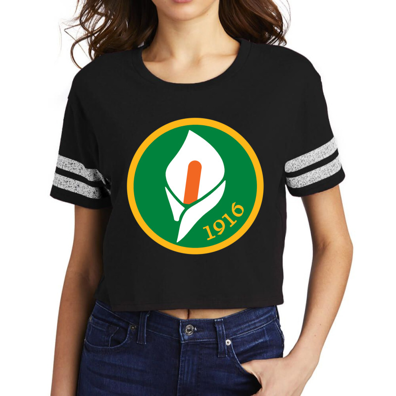 Easter Rising  1916  Easter Lily Scorecard Crop Tee | Artistshot