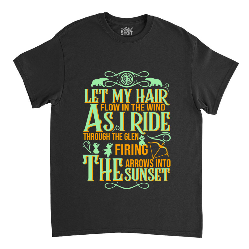 Let My Hair Flow In The Wind Classic T-shirt by cm-arts | Artistshot