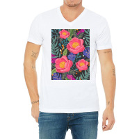 Garden V-neck Tee | Artistshot