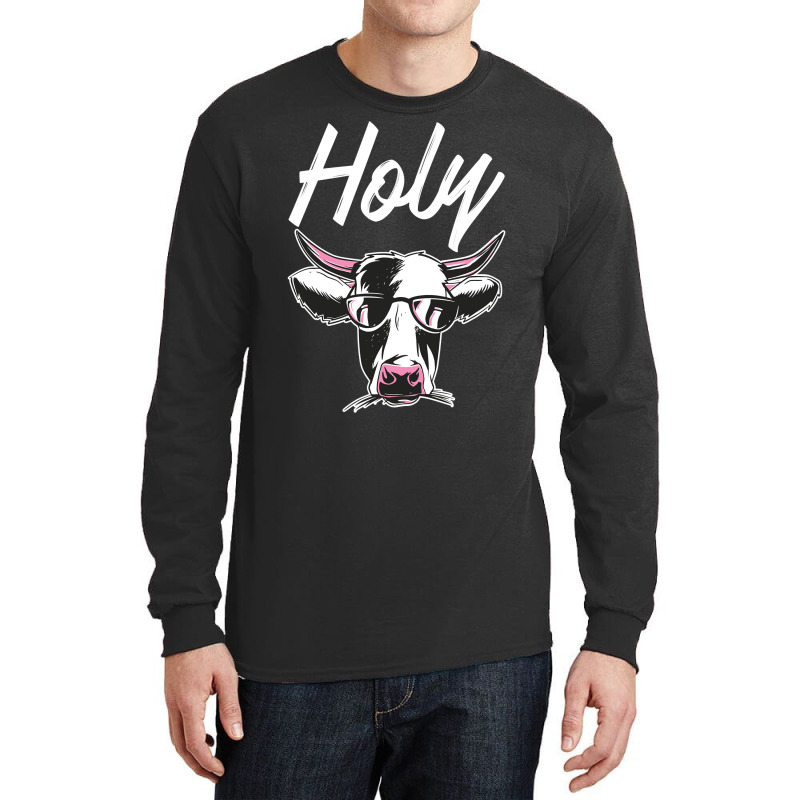 Holy Funny Cow Sweatshirt Long Sleeve Shirts | Artistshot