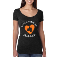 Giant's Causeway Shamrock Gaelic Football And Hurling Long Sleeve T Sh Women's Triblend Scoop T-shirt | Artistshot