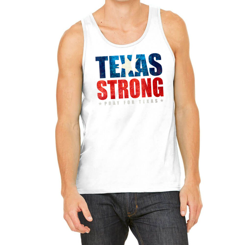 Texas Strong Pray For Texas Flag Map Tank Top | Artistshot