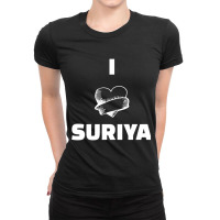 I Love Suriya Ladies Fitted T-shirt | Artistshot