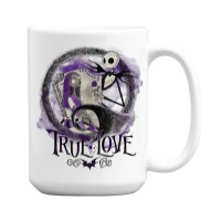 Funny Nightmare Before Christmas Valentines Jack True Love 15 Oz Coffee Mug | Artistshot