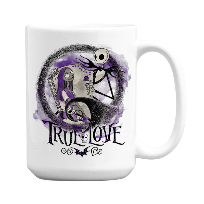 Funny Nightmare Before Christmas Valentines Jack True Love 15 Oz Coffee Mug | Artistshot