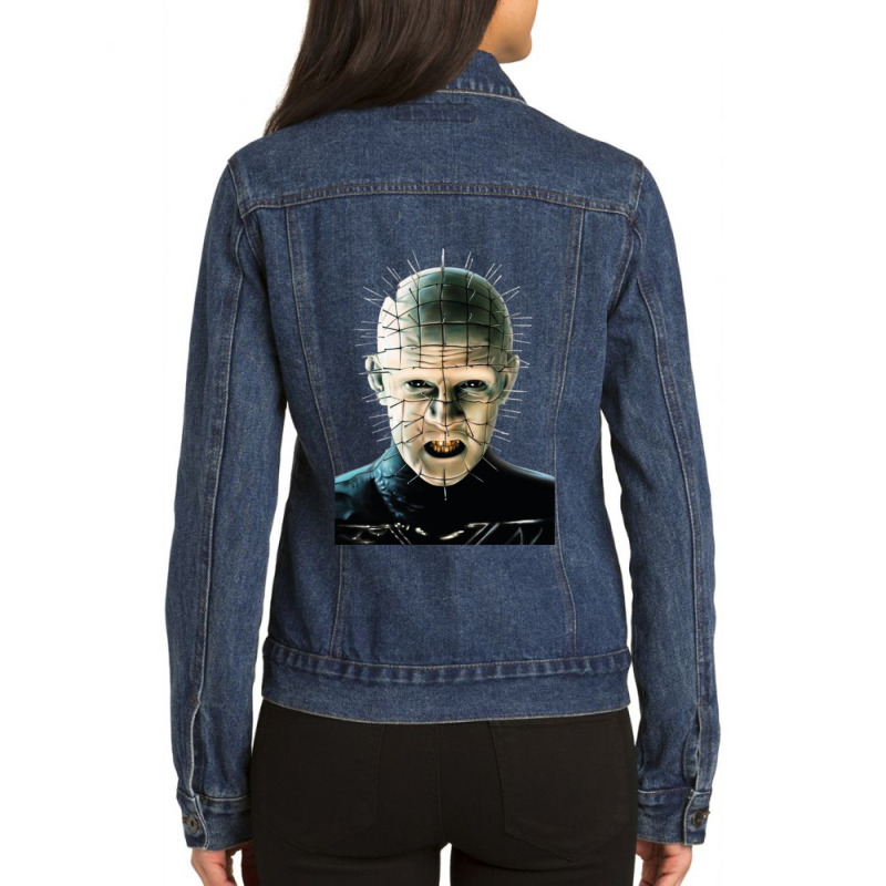 Hellraiser  6 Ladies Denim Jacket by cm-arts | Artistshot