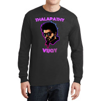 Master Thalapathy Vijay Illustration Triblend Long Sleeve Shirts | Artistshot