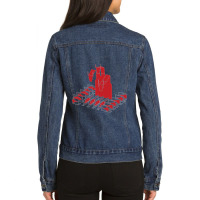 Geedorah Ladies Denim Jacket | Artistshot