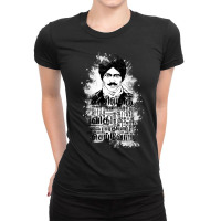 Mustache  Bharati Tamil Ladies Fitted T-shirt | Artistshot