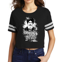 Mustache  Bharati Tamil Scorecard Crop Tee | Artistshot