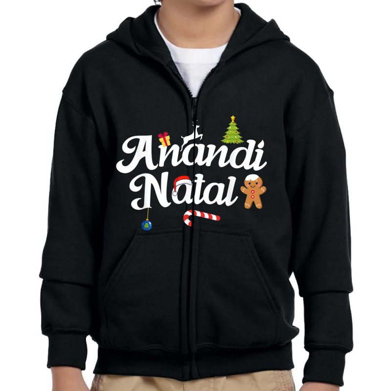 Gujarati Christmas Anandi Natal T Shirt Youth Zipper Hoodie by cm-arts | Artistshot