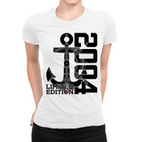 18 Year Capacity 2004 Limited Edition Sailor 18th Birthday Premium T S Ladies Fitted T-shirt | Artistshot