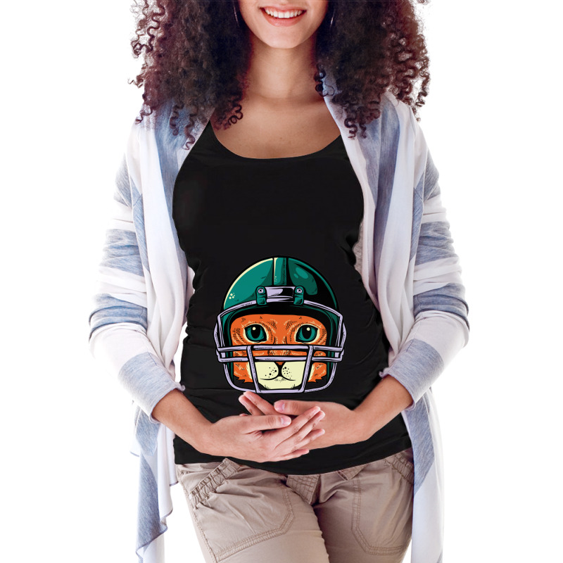 Player Cat Maternity Scoop Neck T-shirt by cm-arts | Artistshot