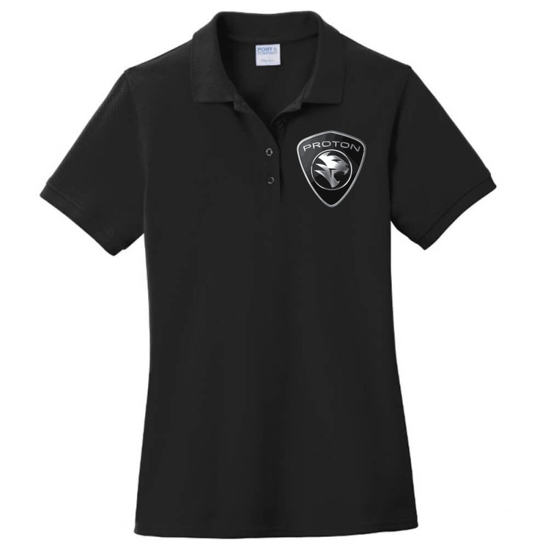 Proton Power  Black Proton Car Badge Ladies Polo Shirt by cm-arts | Artistshot