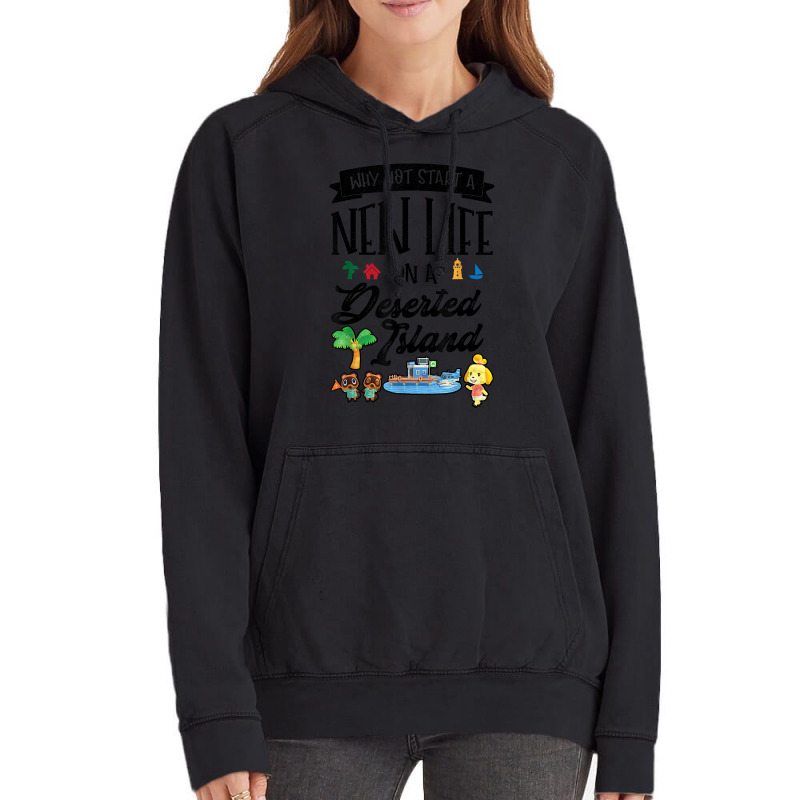 Animal Crossing New Horizons Why Not Starts A New Life Vintage Hoodie | Artistshot