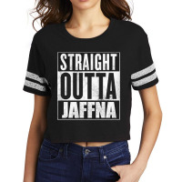 Straight Outta Jaffna Scorecard Crop Tee | Artistshot