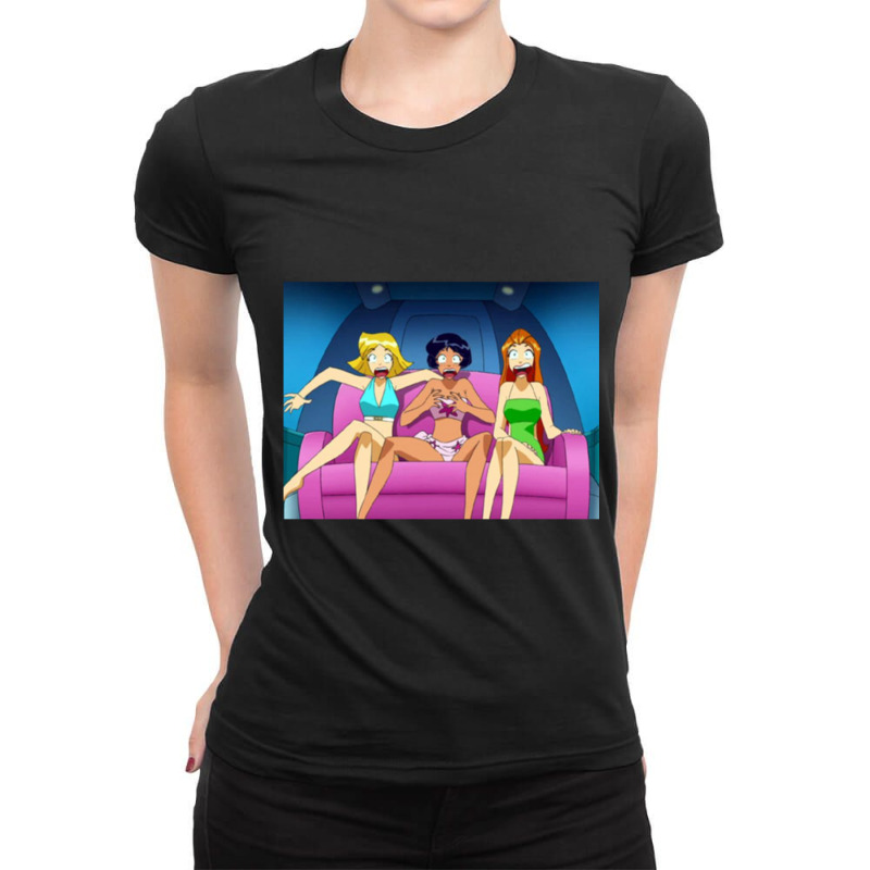 Totally Spies           .png Ladies Fitted T-Shirt by CHRISWILSON | Artistshot