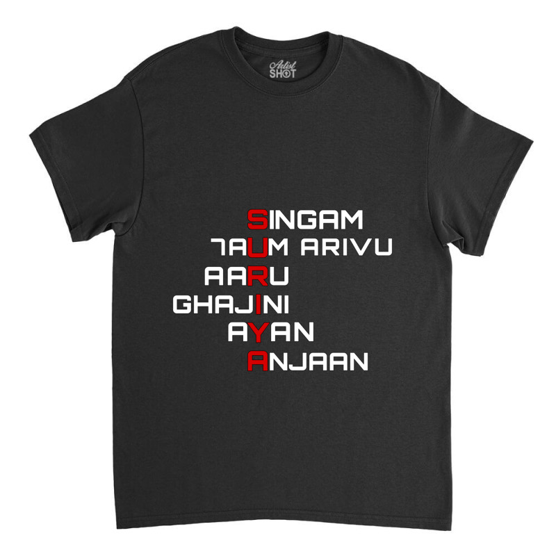 Suriya Tamil Movies Classic T-shirt by cm-arts | Artistshot