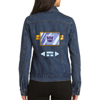 Soundwave Chest Ladies Denim Jacket | Artistshot