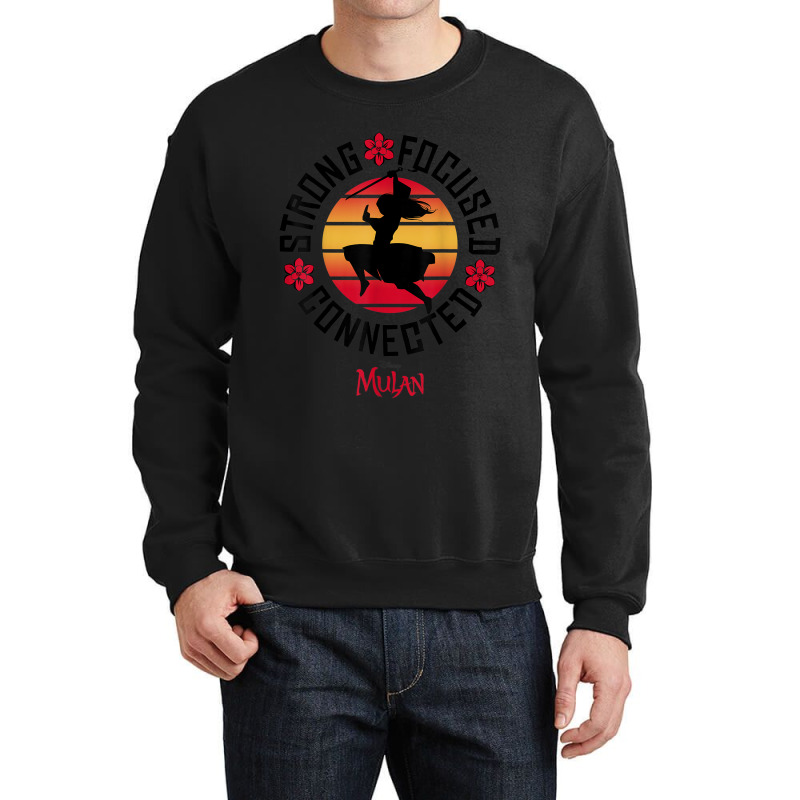 Funny Mulan Live Action Strong Focused Connected Silhouette Crewneck Sweatshirt | Artistshot