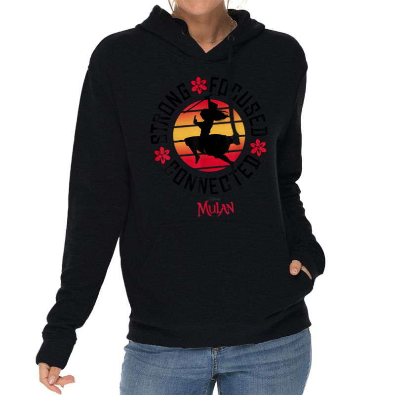 Funny Mulan Live Action Strong Focused Connected Silhouette Lightweight Hoodie | Artistshot