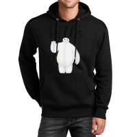 Funny Big Hero 6 Baymax Wave Hello Graphic Unisex Hoodie | Artistshot