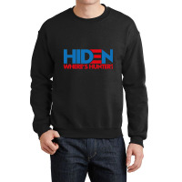 Hiden Wheres Hunter Crewneck Sweatshirt | Artistshot