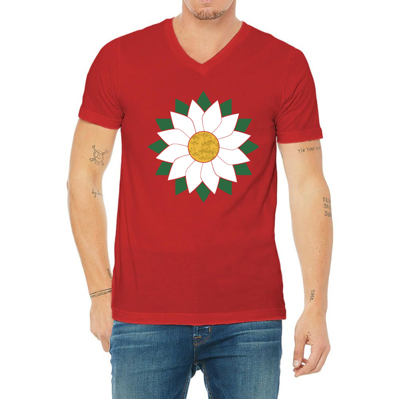 Awesome Flower V-neck Tee | Artistshot