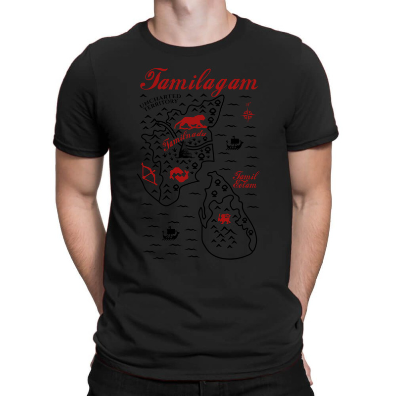 Tamilagam Map T-Shirt by cm-arts | Artistshot